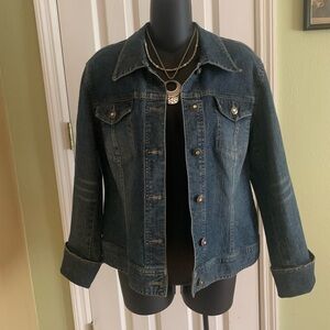 Dark Blue Denim Jacket for Women